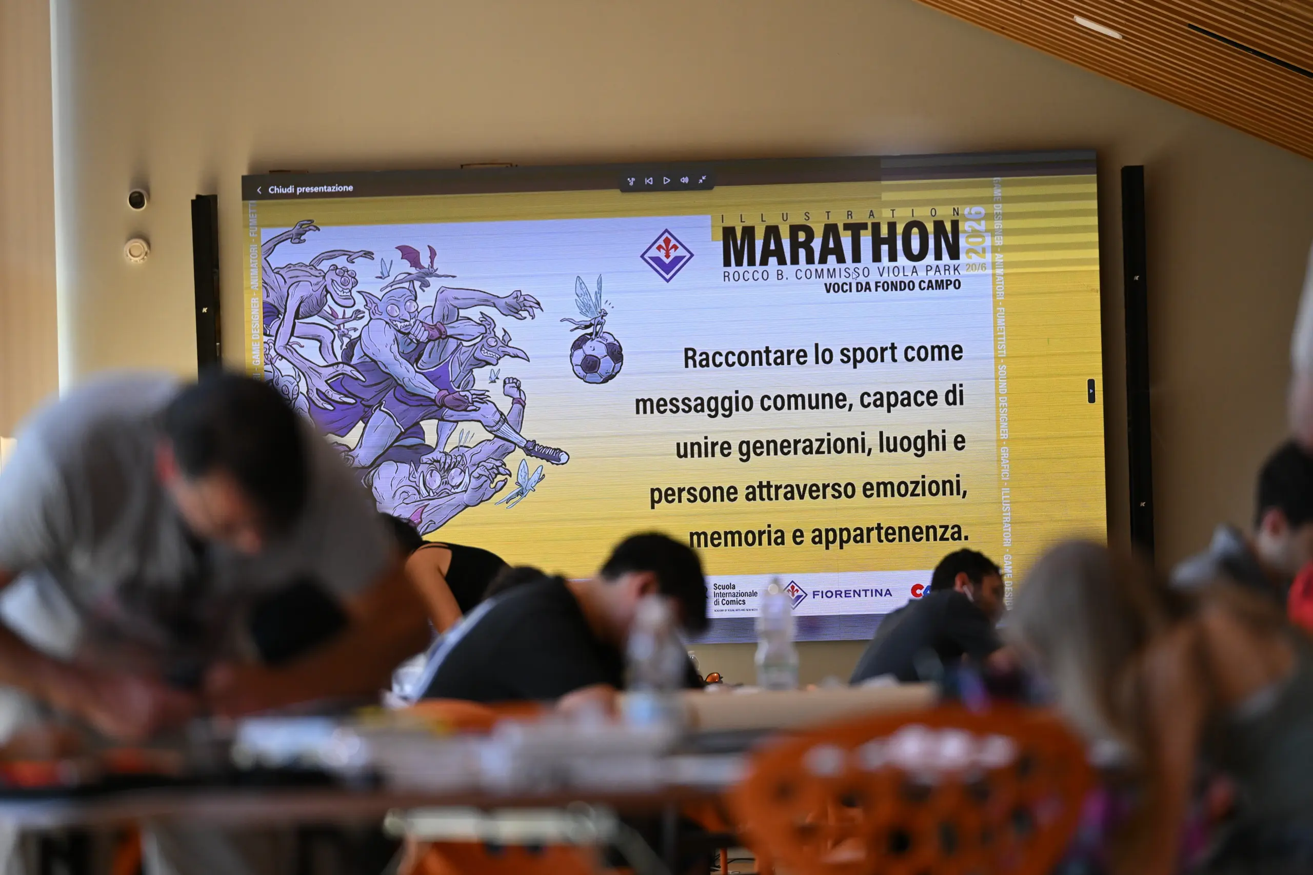 maratona illustrazione viola park 2026