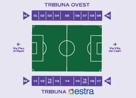 MAPPA STADIO FIESOLED
